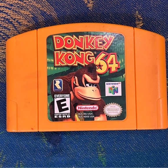 Nintendo Other - Donkey Kong 64 N64 Authentic Cartridge E-Rated Platform Class